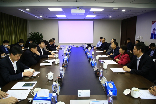 威海市委書記張海波一行到訪有研集團(tuán)