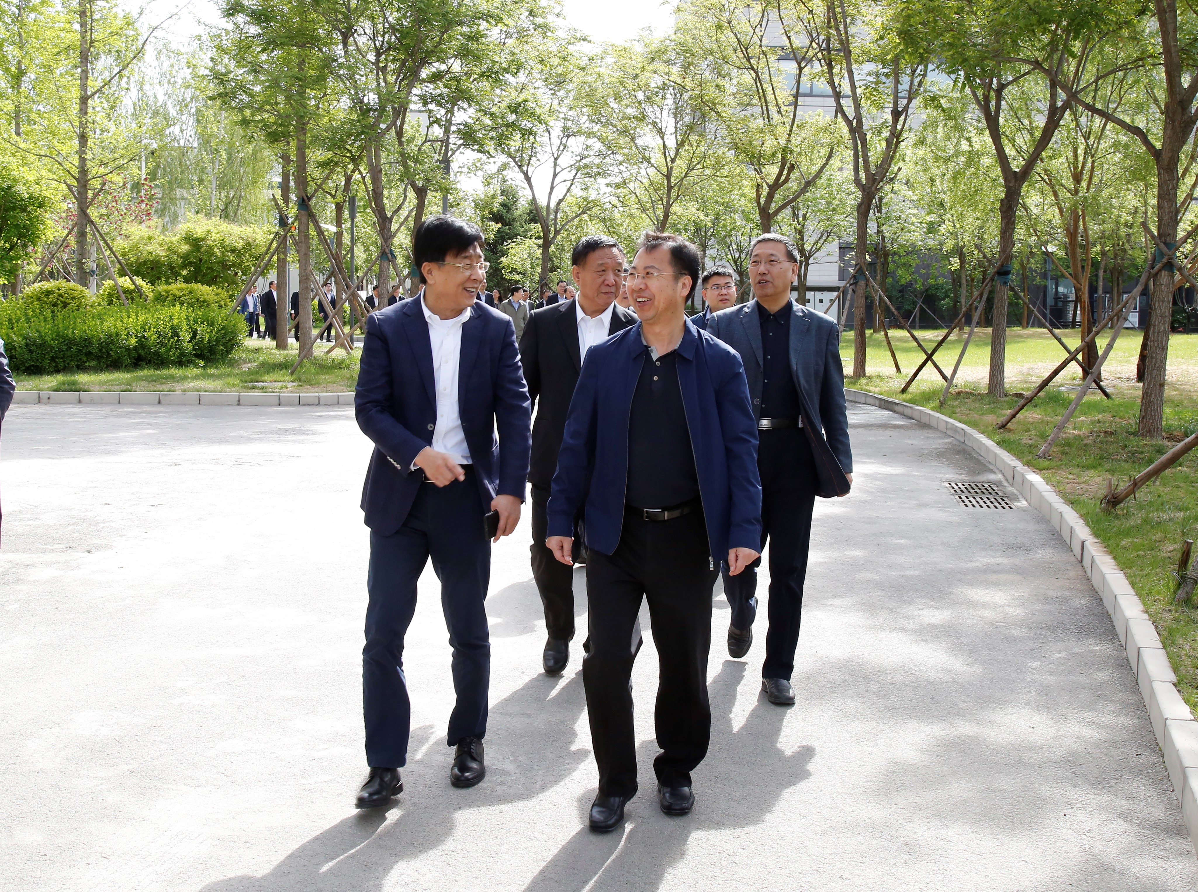 中國鋼研黨委書記、董事長張少明一行到訪有研集團