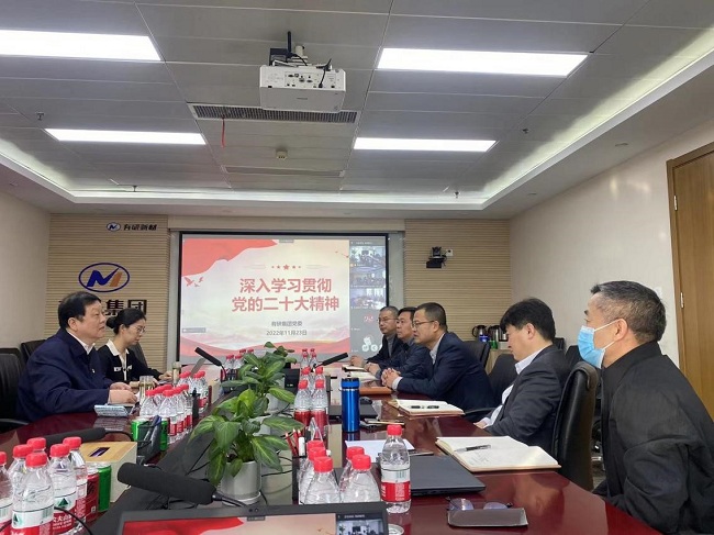 有研集團(tuán)黨委委員、紀(jì)委書記曹泊宇赴有研新材宣講黨的二十大精神