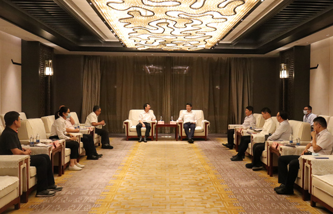 有研集團(tuán)黨委書記、董事長趙曉晨拜訪安徽省委常委、副省長張紅文