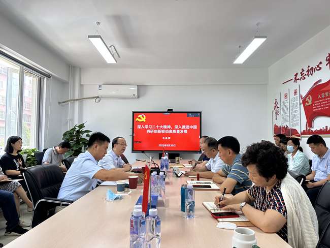中國有研副總經(jīng)理毛昌輝為有研廣東院、有研興友講授主題教育專題黨課