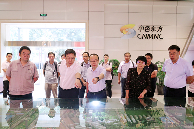 中國有研副總經理毛昌輝一行赴中色東方訪問交流
