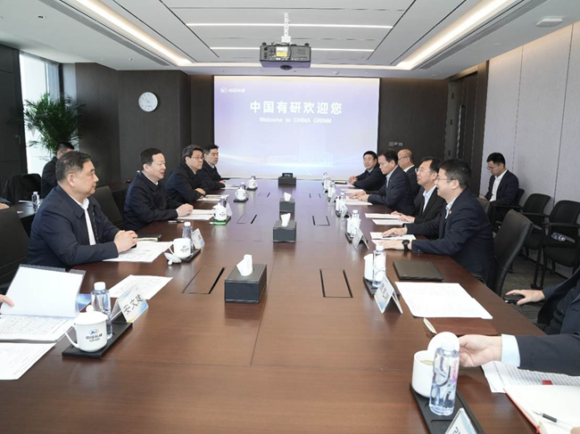 山東省委副書記、省長(zhǎng)周乃翔一行到訪中國有研